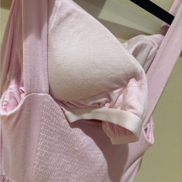 Soma Colorblock Pink and Orange Maxi Dress - Picture 3 of 4